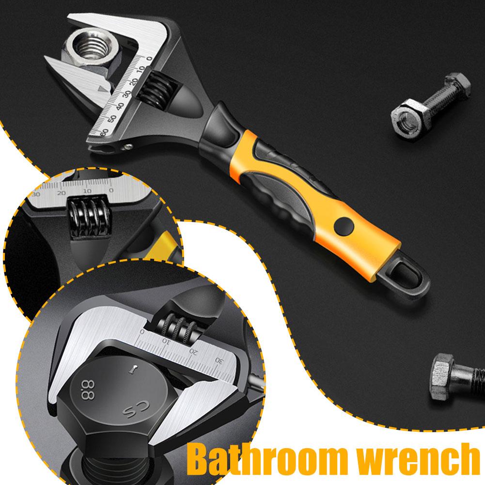 thumbnail image 3 of Wartleves Llave ajustable Llave de baño Herramienta de reparación para el hogar O6V8 H7T1 X3L5, 3 of 7