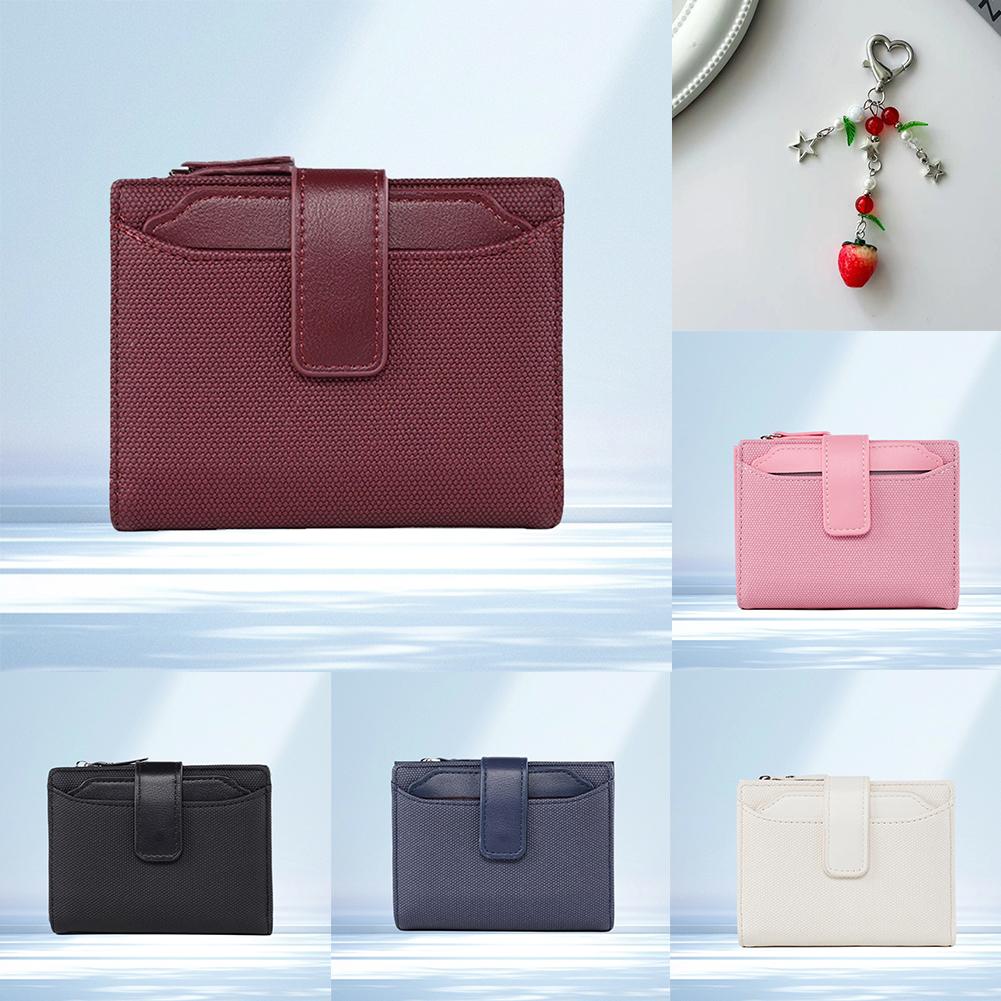thumbnail image 3 of SGACAI Cartera corta para mujer Cartera sencilla y elegante de color liso♯, 3 of 7