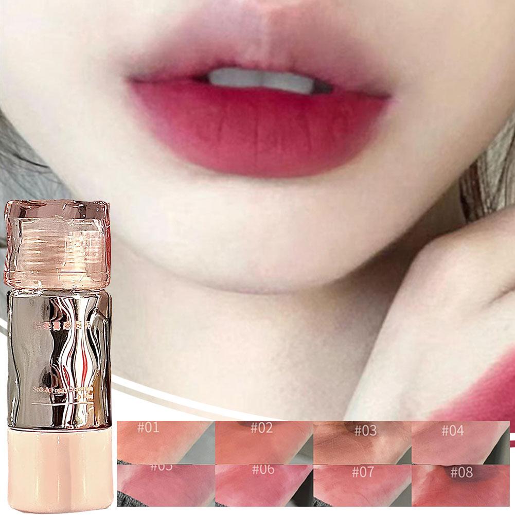 thumbnail image 3 of Wartleves Brillo de labios mate aterciopelado, arcilla de labios duradera que no se desvanece, brillo de labios X4G5 C4P7 F, 3 of 7