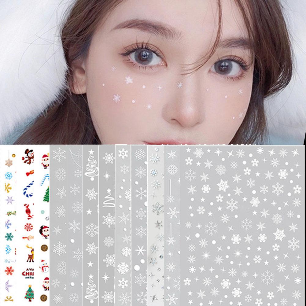 thumbnail image 3 of SGACAI ¿Pegatina decorativa para cara de cristal con copos de nieve blancos navideños?, 3 of 7