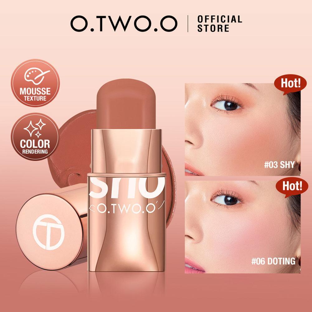 thumbnail image 2 of Ruifaya Rubor en barra de bolsillo para mujer, cosméticos ligeros, Blush Skin, nuevo✨j, 2 of 7