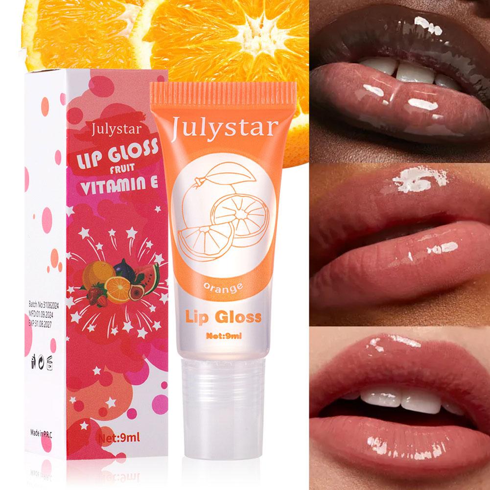 thumbnail image 3 of SGACAI Aceite labial con sabor a fruta y vitamina E Gelatina de melocotón Brillo labial hidratante Base labial de cuidado prolongado Hidratación duradera Maquillaje transparente, 3 of 7