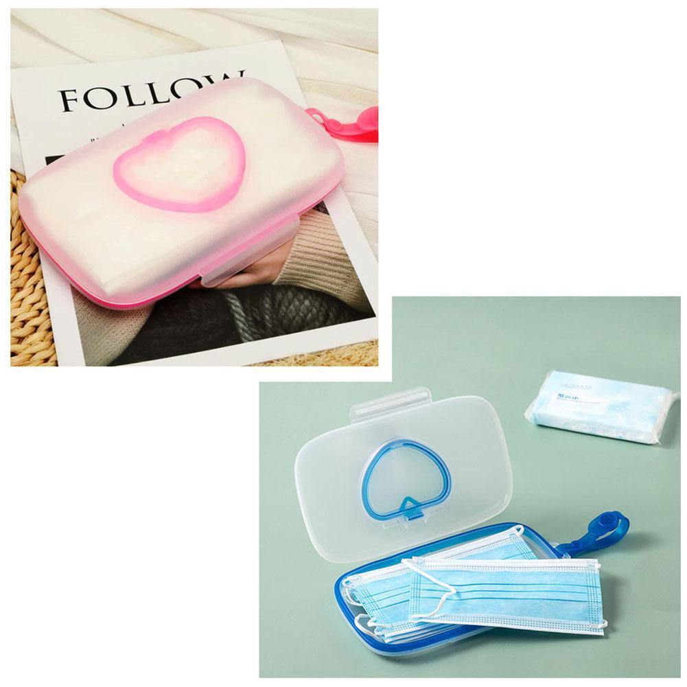 thumbnail image 4 of SGACAI Dispensador de toallitas húmedas para bebés, caja de almacenamiento de pañuelos, estuche portátil para toallitas húmedas, soporte para toallitas para bebés y adultos, bolsa de viaje para toa, 4 of 7