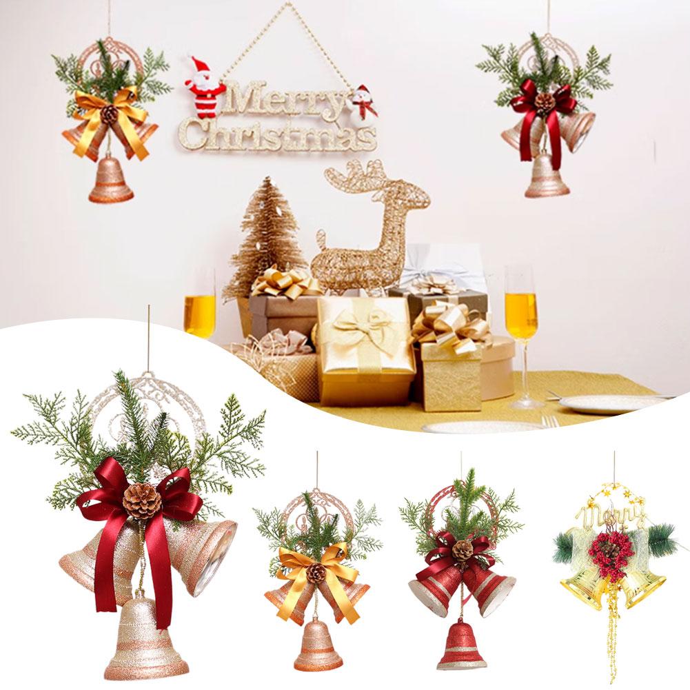 thumbnail image 3 of Wartleves Colgante de campana de Navidad, decoración de árbol de Navidad, colgante, decoración de fiesta de Año Nuevo., 3 of 7