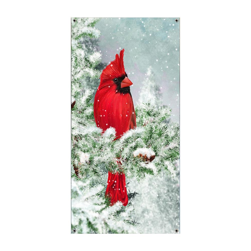 thumbnail image 5 of SGACAI Banner de cubierta de puerta navideña, decoración de puerta de entrada de Papá Noel, banner navideño, ¿vacaciones?, 5 of 7