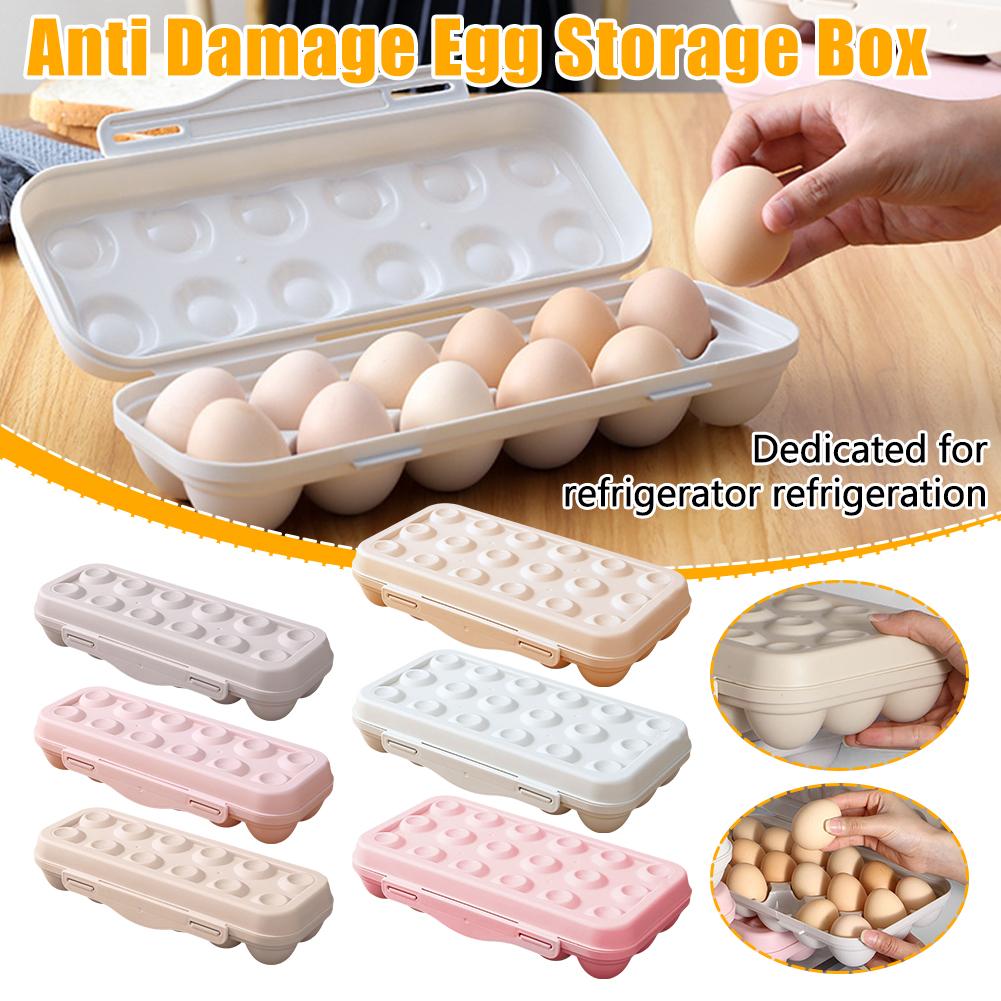 thumbnail image 2 of Ruifaya Contenedores de almacenamiento de huevos Refrigerador apilable Portador de huevos D1P0 Dispensador, 2 of 7