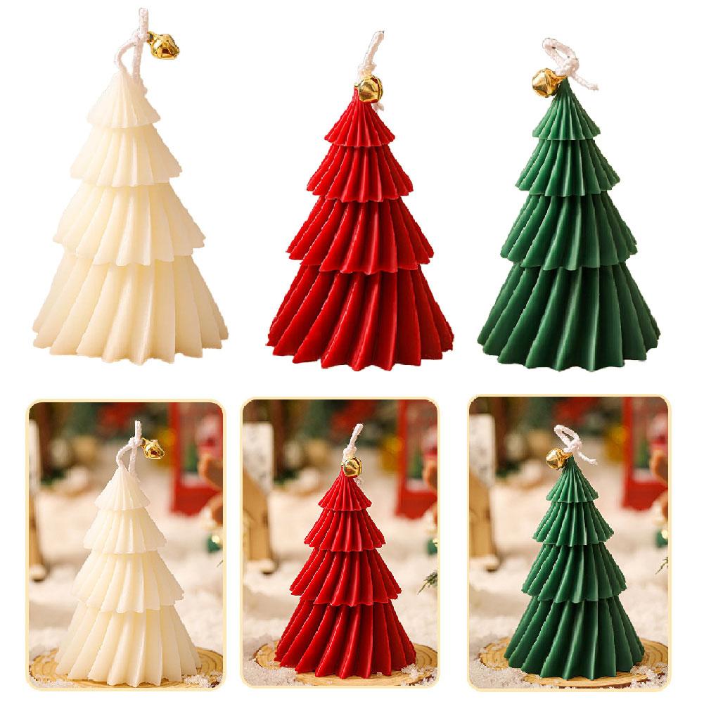 thumbnail image 3 of SGACAI Vela de aromaterapia con forma de árbol de Navidad, decoración del hogar, velas perfumadas para fiestas, 3 of 7