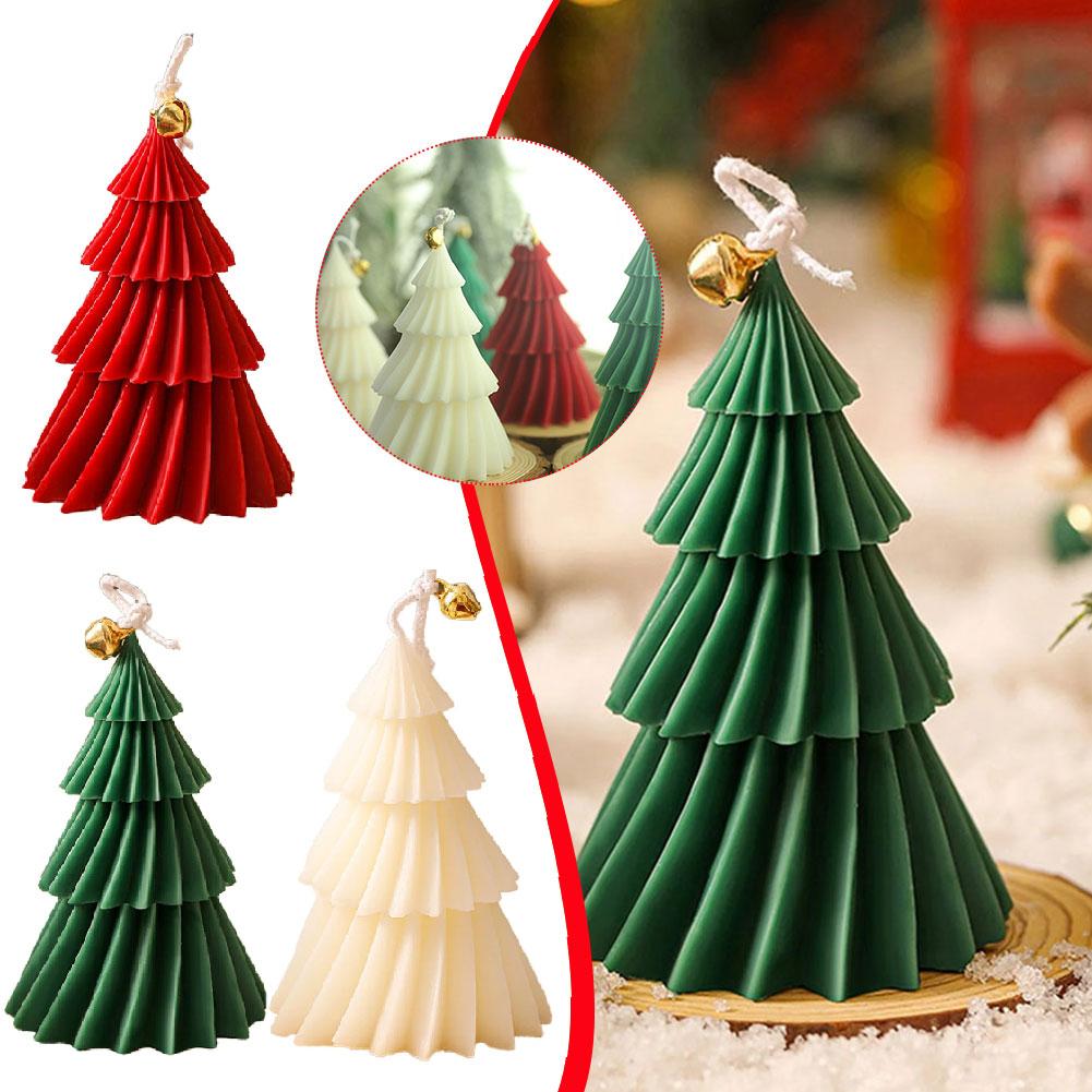 thumbnail image 2 of SGACAI Vela de aromaterapia con forma de árbol de Navidad, decoración del hogar, velas perfumadas para fiestas, 2 of 7