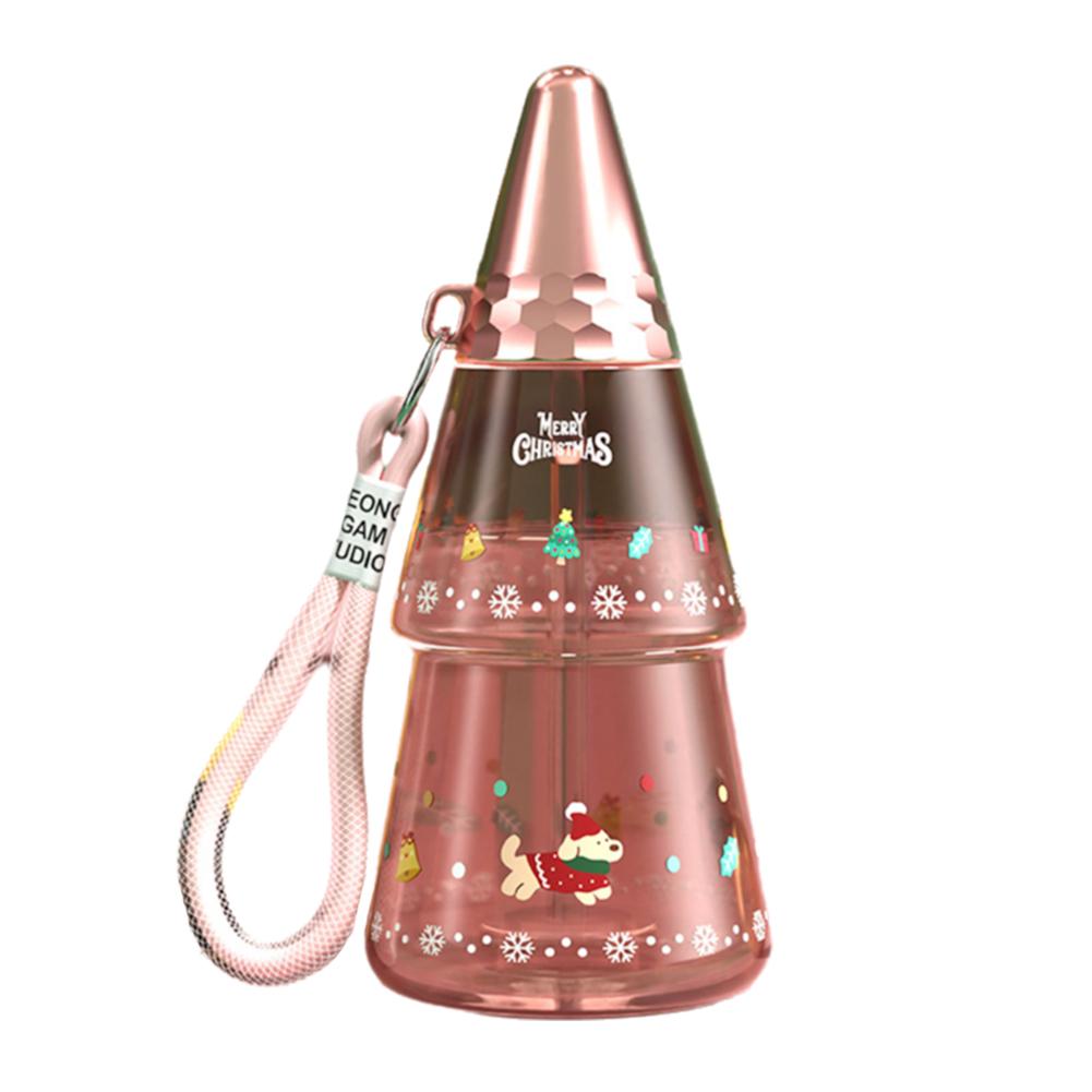 thumbnail image 5 of Ruifaya Suministros de decoración navideña, botella de agua con forma de árbol de Navidad, linda botella de agua con forma de árbol de Navidad, vasos reutilizables con forma de árbol de Navidad y pa, 5 of 7