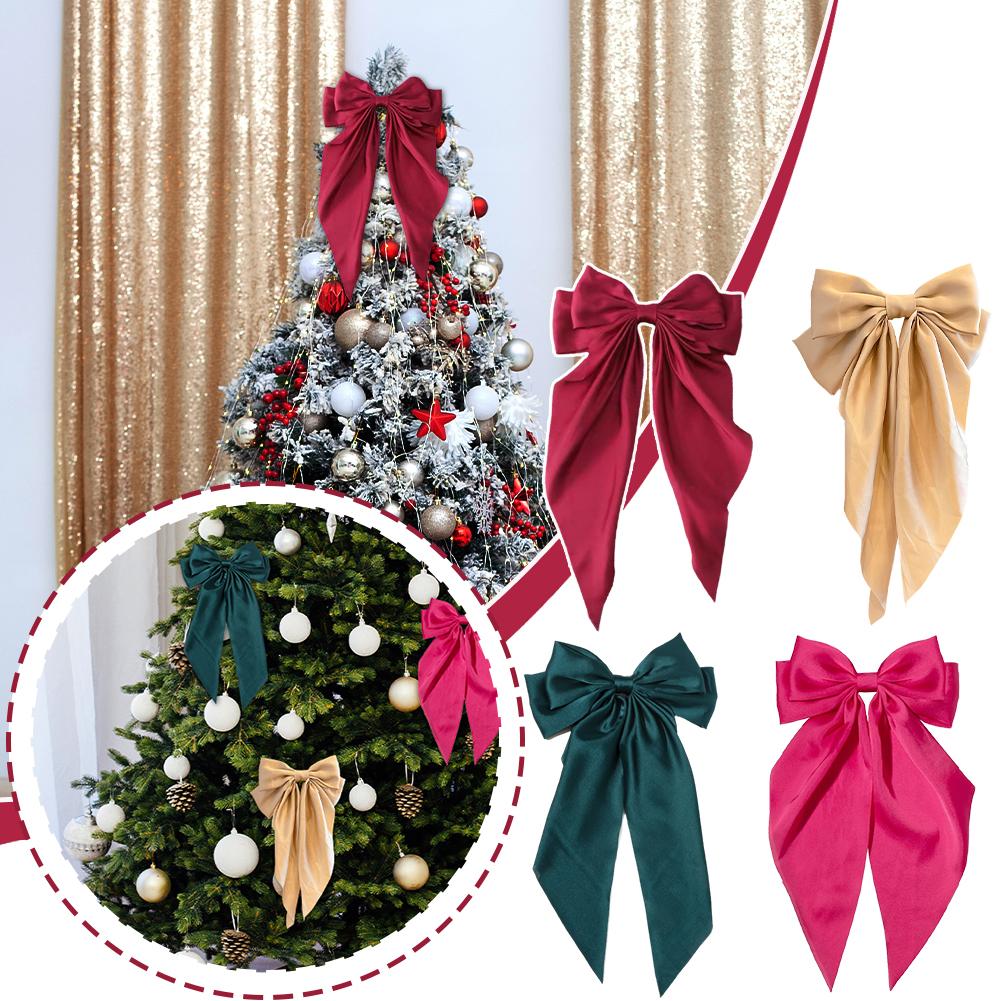 thumbnail image 3 of SGACAI Adornos navideños a granel con lazo de mariposa para repisa de chimenea ☆` ο}, 3 of 7