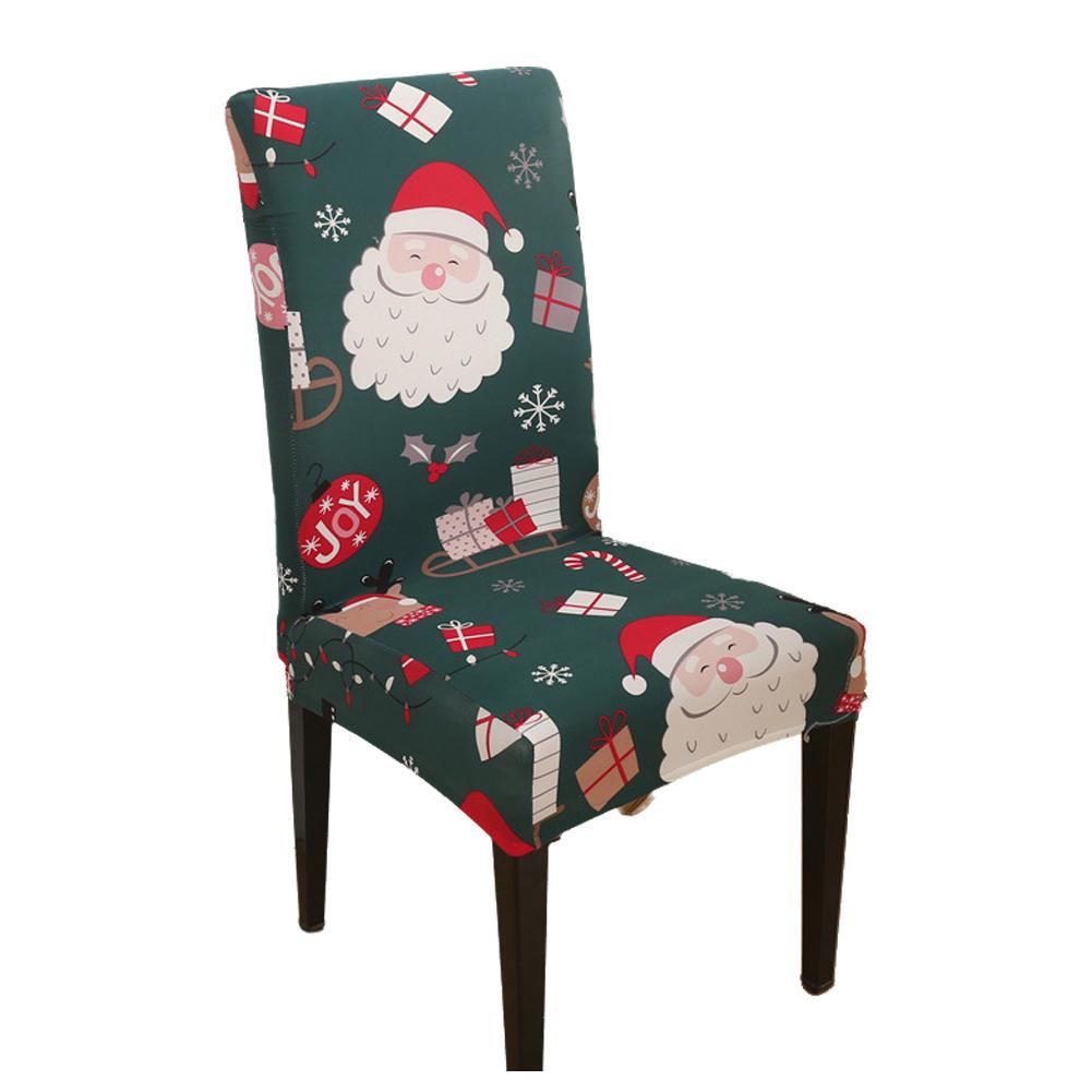 thumbnail image 4 of Ruifaya Funda de silla navideña, paquete completo, decoración aplicable, funda elástica para silla, 4 of 7