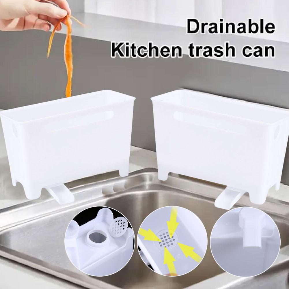 thumbnail image 3 of Ruifaya Nuevo cubo de basura de cocina Fregadero Cubo de drenaje de residuos de cocina Residuos de comida Filtro de sopa, 3 of 7