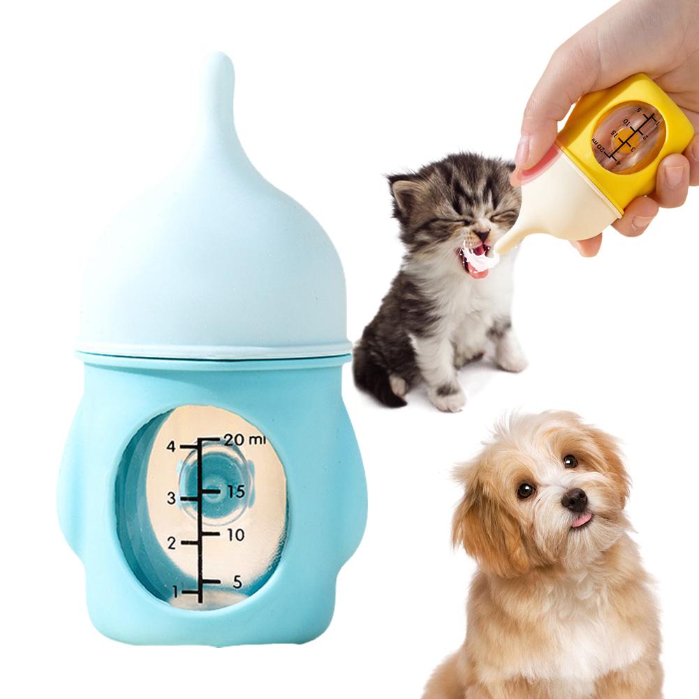thumbnail image 4 of SGACAI Botella para mascotas de silicona anti-asfixia biomimética con marcas visibles ]< ξ^, 4 of 7