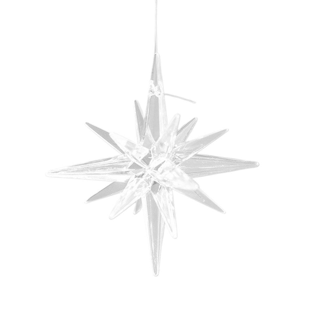 thumbnail image 4 of Ruifaya Adornos para árbol de Navidad, copos de nieve brillantes, corona para árbol de Navidad, colgantes para colgar, decoración navideña alegre, adornos de adorno grandes, adornos de adorno espeja, 4 of 7