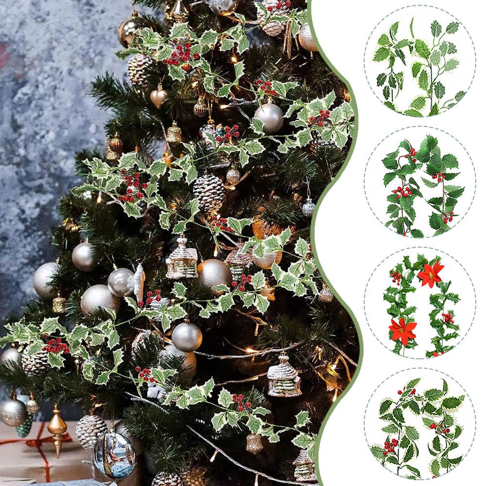 thumbnail image 2 of SGACAI Decoración navideña de ratán para ventanas, decoración para árboles de Navidad, 2 of 7