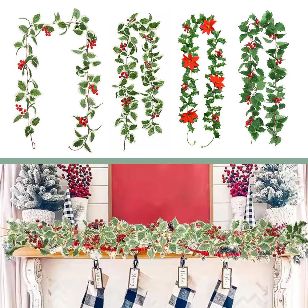 thumbnail image 3 of SGACAI Decoración navideña de ratán para ventanas, decoración para árboles de Navidad, 3 of 7