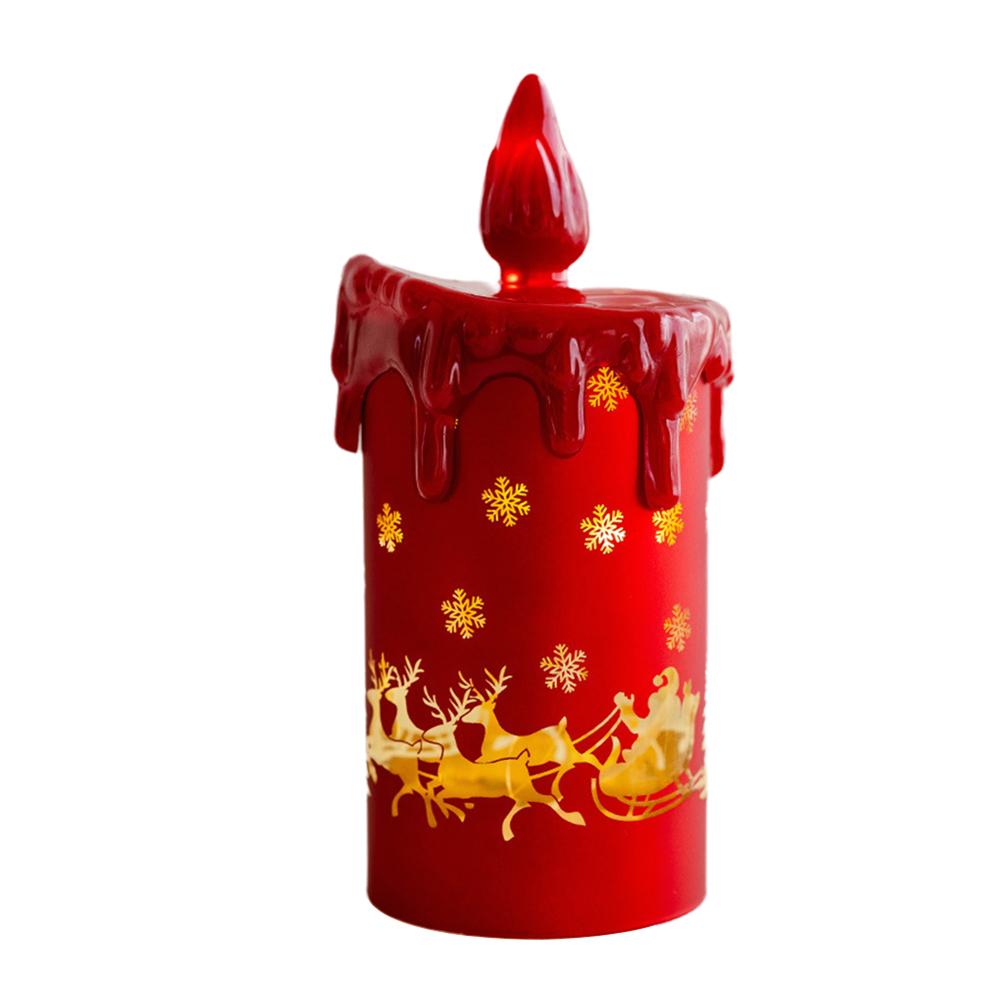 thumbnail image 5 of SGACAI Lámpara de vela de cristal en miniatura que brilla intensamente: regalo de decoración de escritorio de Navidad K3O7 O6E, 5 of 7