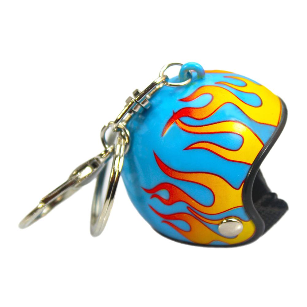 thumbnail image 5 of Wartleves Llavero colorido con casco para motocicleta, cortavientos, 5 of 7