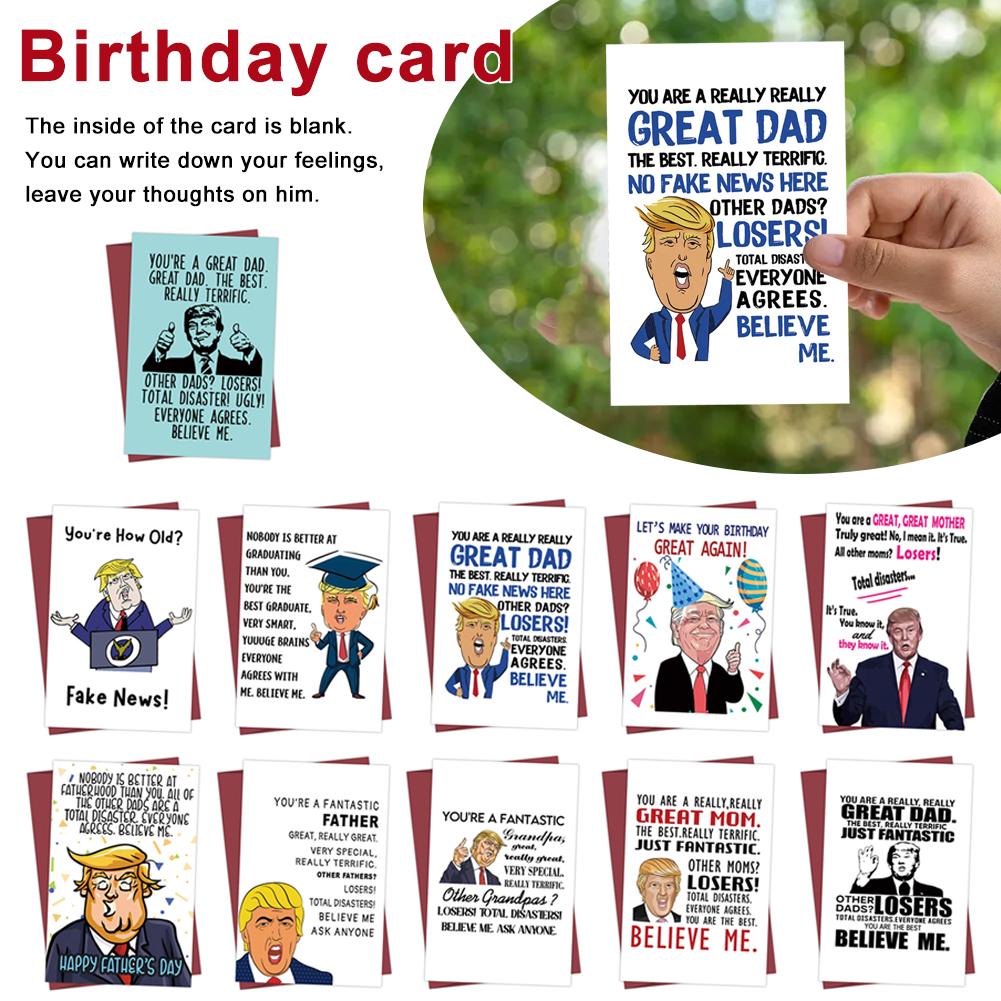 thumbnail image 3 of Wartleves Tarjeta de cumpleaños divertida de Donald para mujeres y hombres, tarjeta de regalo de cumpleaños divertida de Donald para papá, mamá, abuela, abuelo, cumpleaños de Donald Dec, 3 of 7