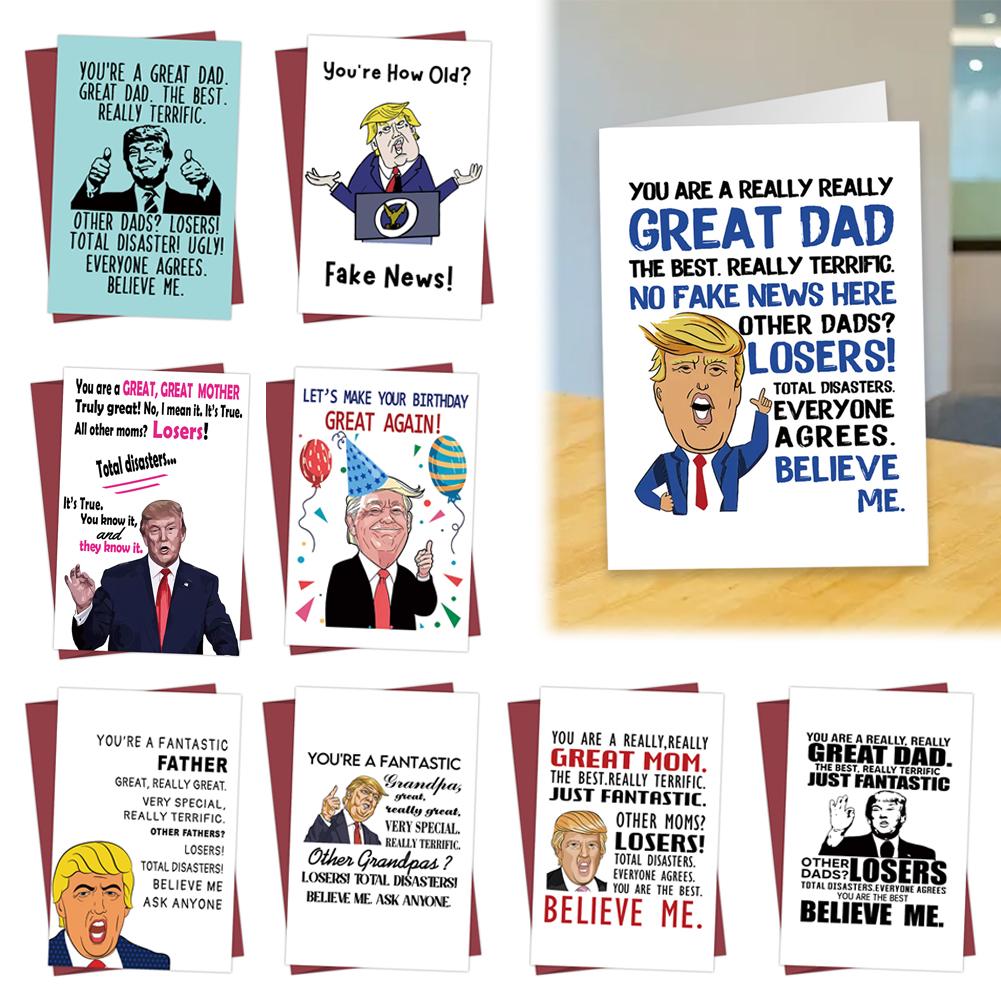 thumbnail image 2 of Wartleves Tarjeta de cumpleaños divertida de Donald para mujeres y hombres, tarjeta de regalo de cumpleaños divertida de Donald para papá, mamá, abuela, abuelo, cumpleaños de Donald Dec, 2 of 7