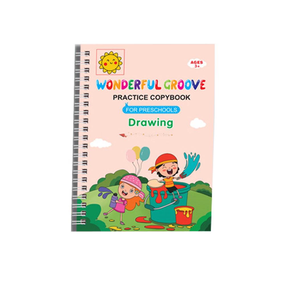 thumbnail image 4 of Wartleves Libro de práctica de escritura a mano para niños, juego de cuaderno de práctica para niños, Groo?? reutilizable, 4 of 7