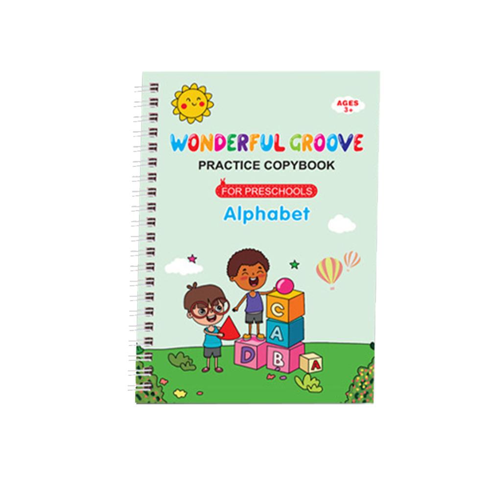 thumbnail image 5 of Wartleves Libro de práctica de escritura a mano para niños, juego de cuaderno de práctica para niños, Groo?? reutilizable, 5 of 7