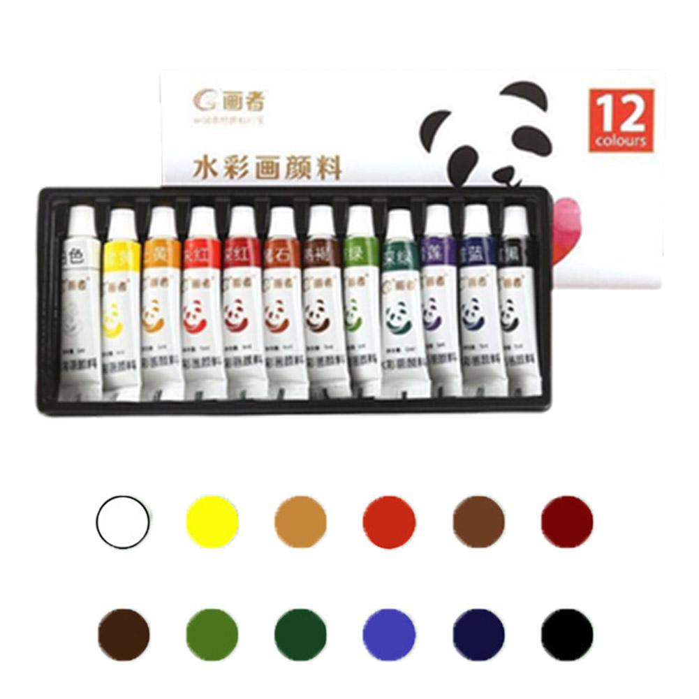 thumbnail image 4 of Wartleves Juego de acuarelas artísticas de 12 colores y 24 colores, tubos de 5 ml, Artist Craft L1C3, 4 of 7