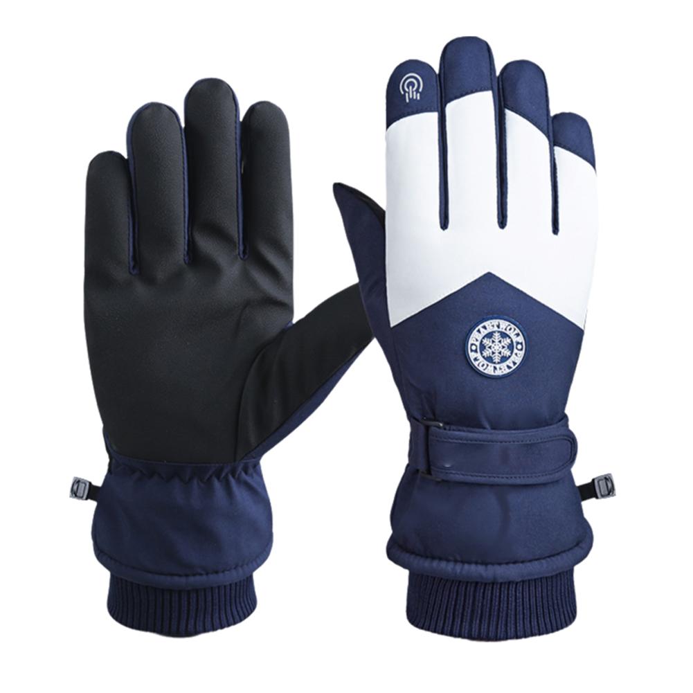 thumbnail image 4 of Wartleves Guantes de esquí de invierno impermeables para snowboard y nieve, guantes térmicos, guantes para hombres y mujeres., 4 of 7