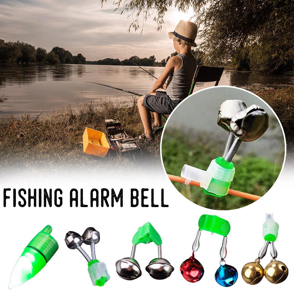 thumbnail image 2 of SGACAI Indicador de alarma de picadura de pesca nocturna Luces de alarma de picadura de cebo de caña de pescar Twin, 2 of 7