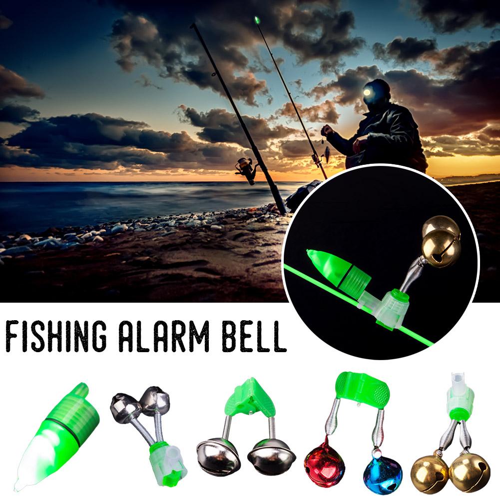 thumbnail image 3 of SGACAI Indicador de alarma de picadura de pesca nocturna Luces de alarma de picadura de cebo de caña de pescar Twin, 3 of 7