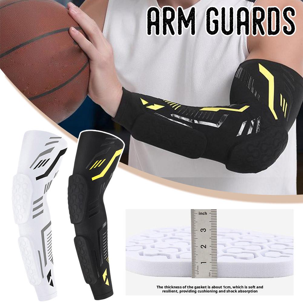 thumbnail image 2 of Wartleves Protectores de brazos anticolisión con diseño de panal y codos separados para entrenamiento de equitación W1B7, 2 of 7