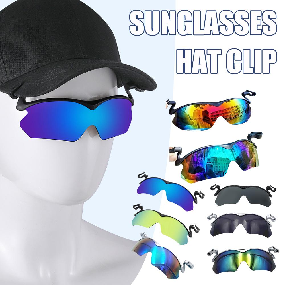 thumbnail image 3 of Wartleves Gafas de pesca polarizadas, gorras, viseras, clips deportivos, gafas de sol con clip Ey GXV, 3 of 7