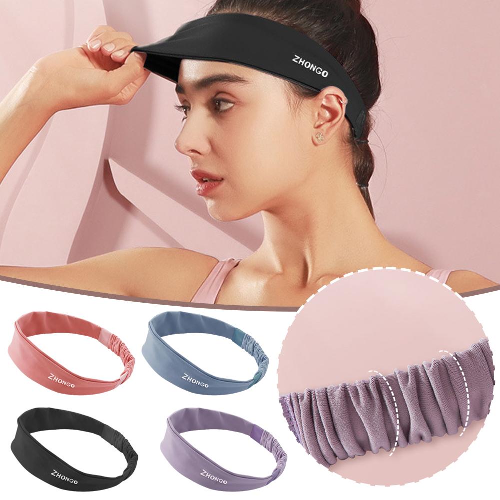 thumbnail image 2 of Ruifaya Banda elástica para el cabello de color sólido para correr, hacer ejercicio, hacer yoga, B9L8, 2 of 7