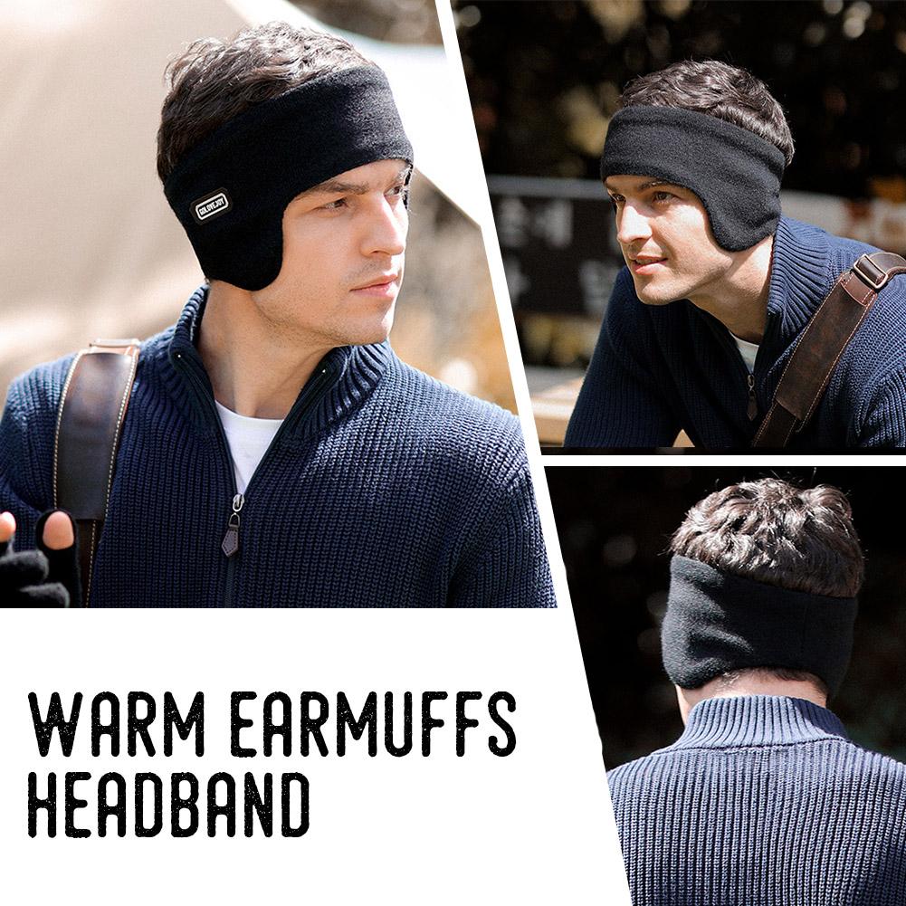 thumbnail image 2 of Wartleves Diadema deportiva para hombre, calentador de orejas para ciclismo de invierno, para correr♯, 2 of 7