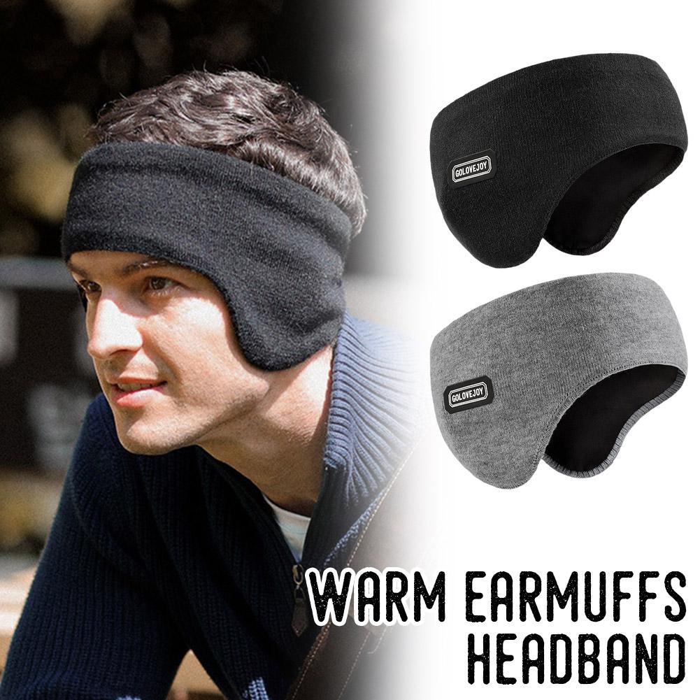 thumbnail image 3 of Wartleves Diadema deportiva para hombre, calentador de orejas para ciclismo de invierno, para correr♯, 3 of 7