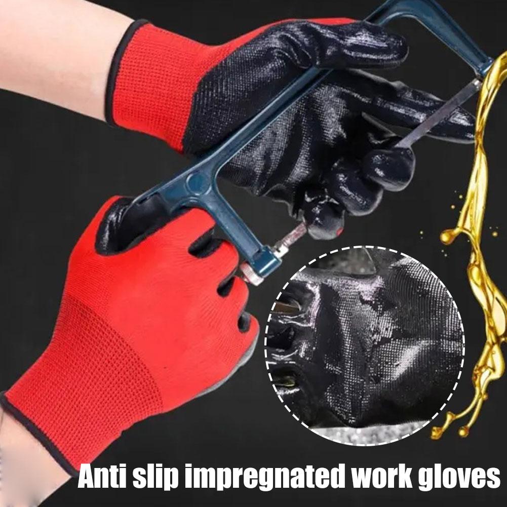 thumbnail image 3 of Wartleves 1 par de guantes de nitrilo antideslizantes resistentes al desgaste y de goma para neumáticos de invierno, 3 of 7