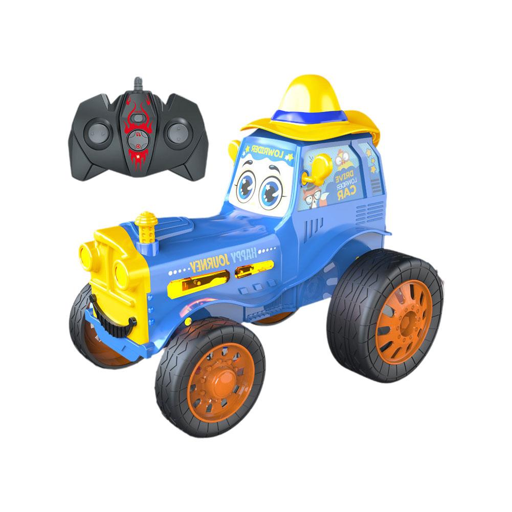 thumbnail image 4 of Ruifaya Coche acrobático Jumpfury con luces y música, coche de control remoto Jump Fury, tractor de juguete de control remoto, coche de control remoto giratorio de 360°, coche oscilante controlado p, 4 of 7