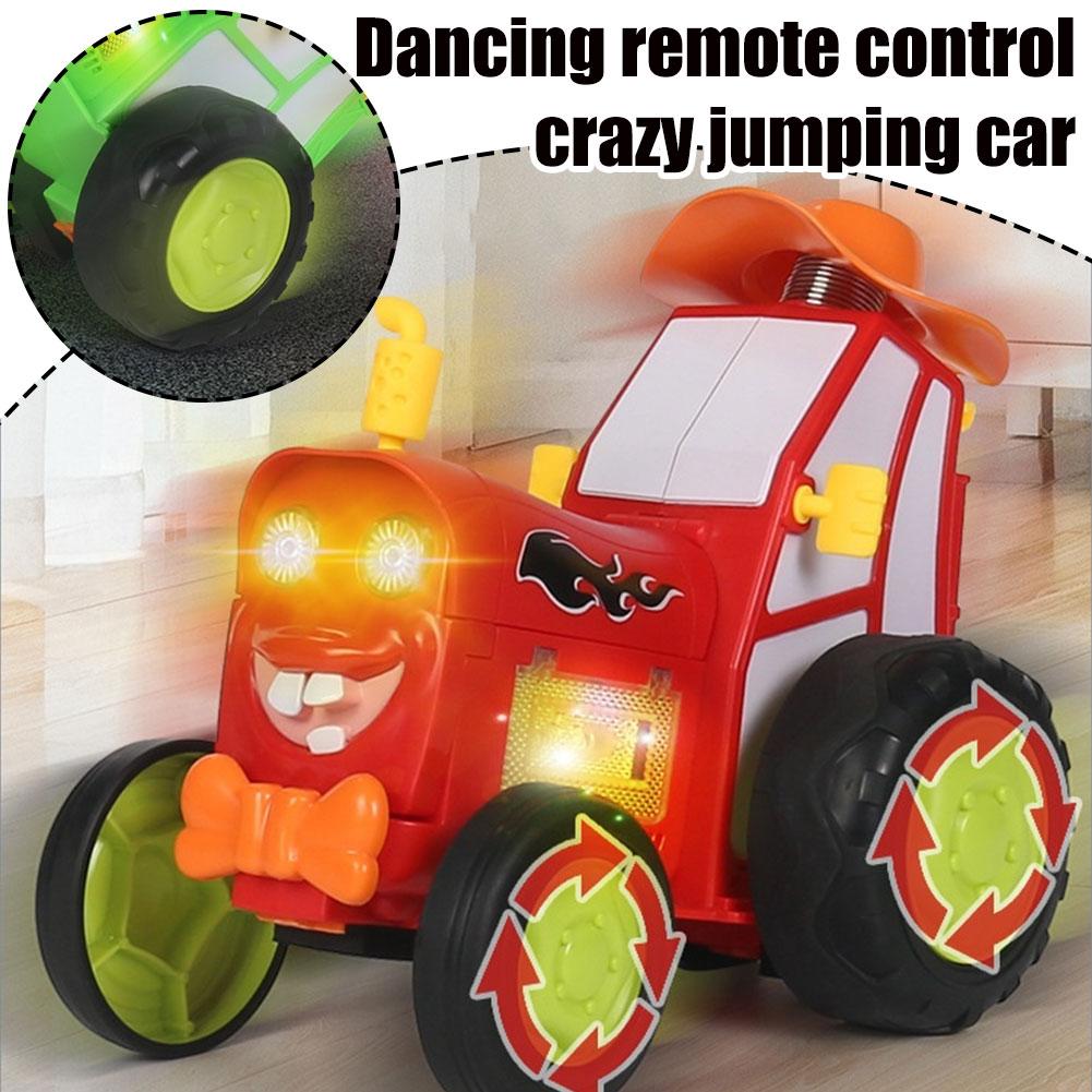 thumbnail image 2 of Ruifaya Coche acrobático Jumpfury con luces y música, coche de control remoto Jump Fury, tractor de juguete de control remoto, coche de control remoto giratorio de 360°, coche oscilante controlado p, 2 of 7