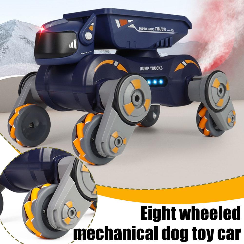 thumbnail image 3 of SGACAI Juguetes de perro robot para niños y niñas, coche de control remoto para niños de 5 a 7 años, coche RC deformable que gira 360°, juguete de perro robot de 2,4 GHz con luces y música, camione, 3 of 7