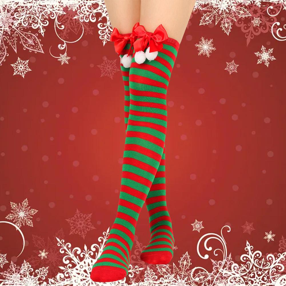 thumbnail image 4 of SGACAI Calcetines navideños hasta la rodilla para mujer Calcetines de invierno hasta la rodilla Calcetines largos de Navidad Calcetines divertidos para las fiestas para regalos de Navidad, 4 of 7