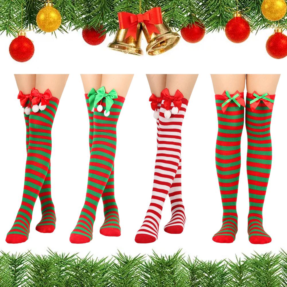 thumbnail image 3 of SGACAI Calcetines navideños hasta la rodilla para mujer Calcetines de invierno hasta la rodilla Calcetines largos de Navidad Calcetines divertidos para las fiestas para regalos de Navidad, 3 of 7