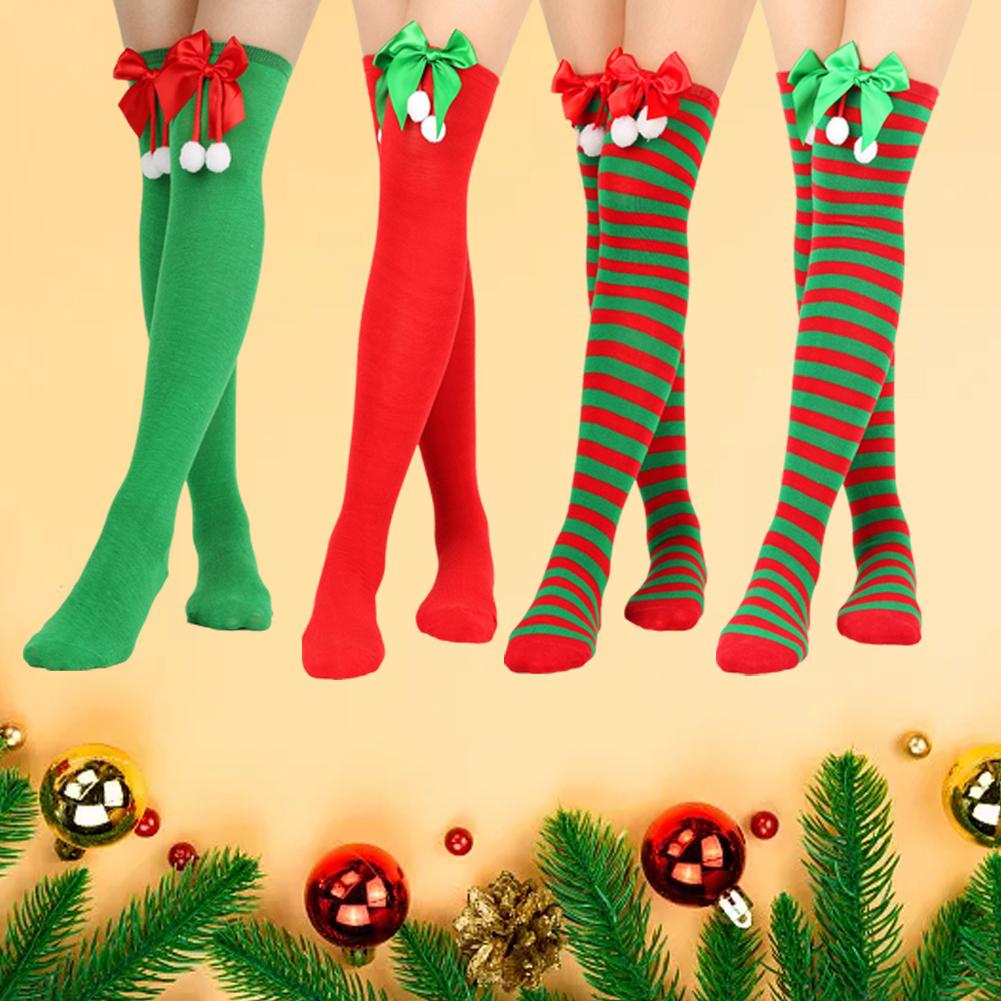 thumbnail image 2 of SGACAI Calcetines navideños hasta la rodilla para mujer Calcetines de invierno hasta la rodilla Calcetines largos de Navidad Calcetines divertidos para las fiestas para regalos de Navidad, 2 of 7