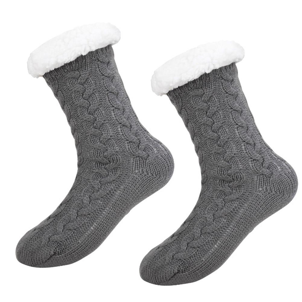 thumbnail image 5 of Wartleves Calcetines peludos para mujer, mullidos, acogedores, cálidos, suaves y cómodos, para el invierno, calcetines gruesos nuevos, 5 of 7