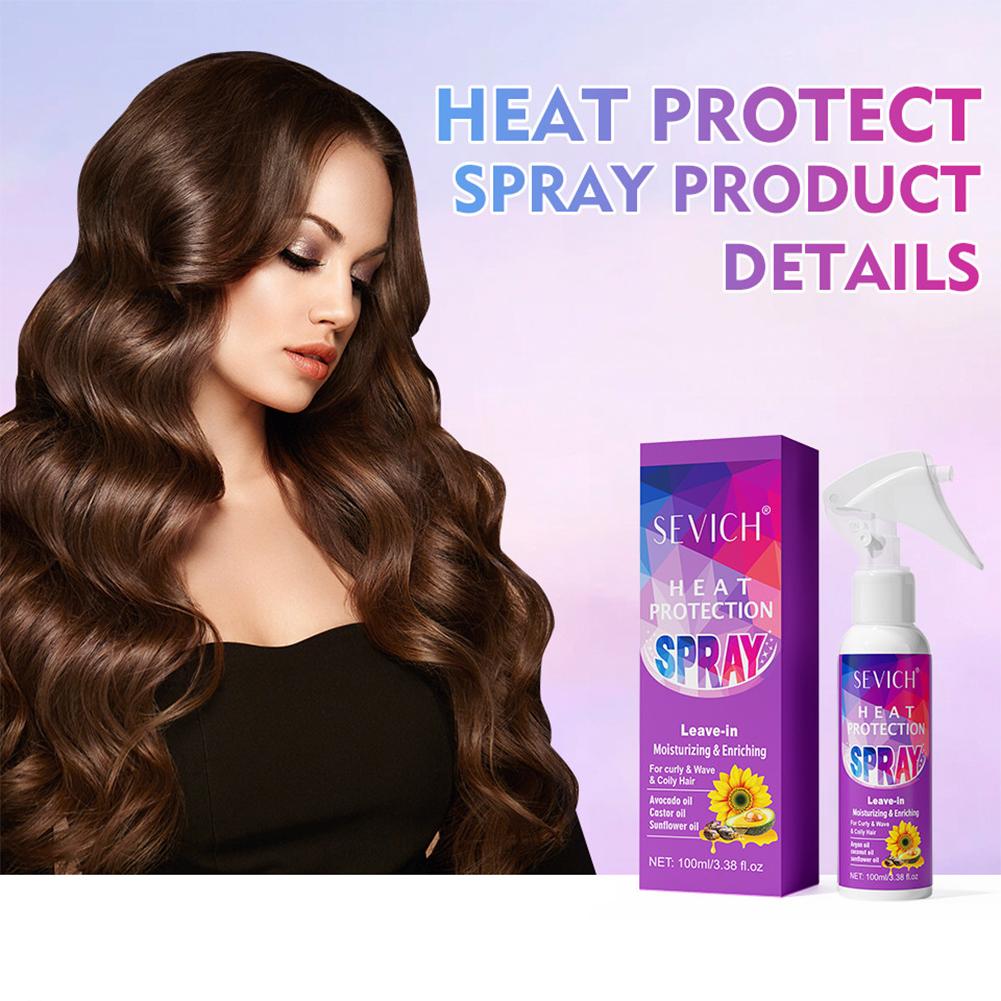 thumbnail image 2 of Ruifaya Spray protector térmico para el cabello, spray hidratante y suave con aislamiento térmico, 3,4 oz ✨d, 2 of 7