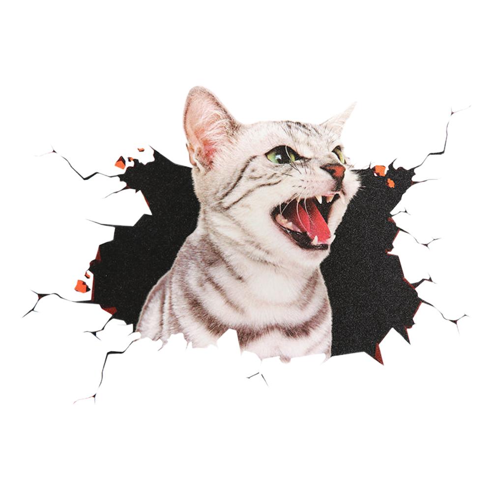 thumbnail image 4 of SGACAI Calcomanía de PVC con diseño de gato para coche, resistente a los arañazos, para decoración de motocicletas y automóviles, 4 of 7