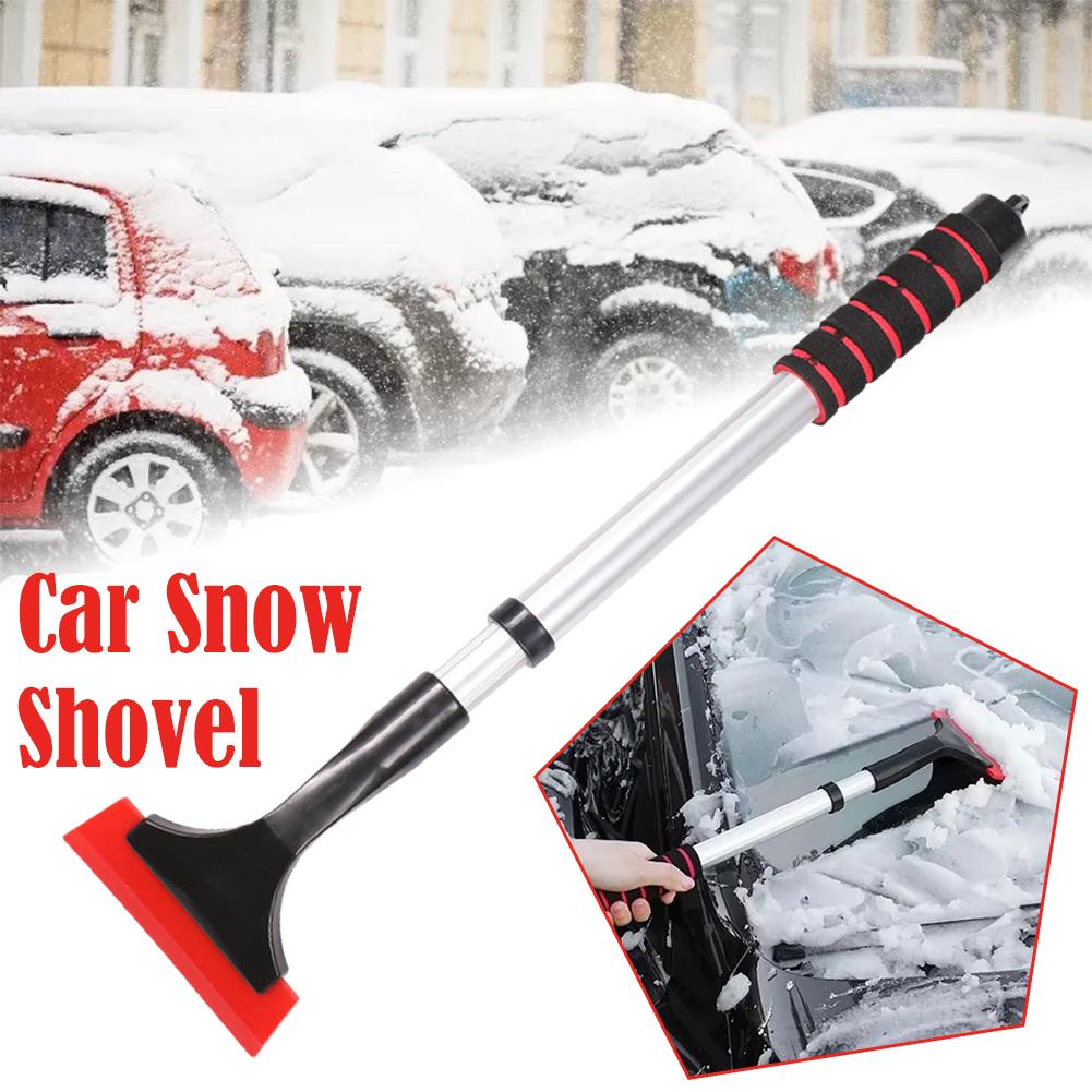 thumbnail image 2 of Ruifaya Raspador de hielo extensible Cepillo para nieve para parabrisas de automóvil Pala telescópica para nieve, 2 of 7