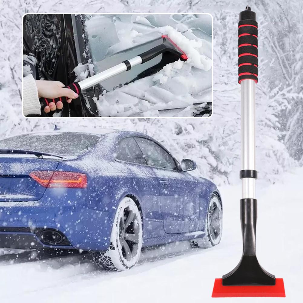 thumbnail image 4 of Ruifaya Raspador de hielo extensible Cepillo para nieve para parabrisas de automóvil Pala telescópica para nieve, 4 of 7