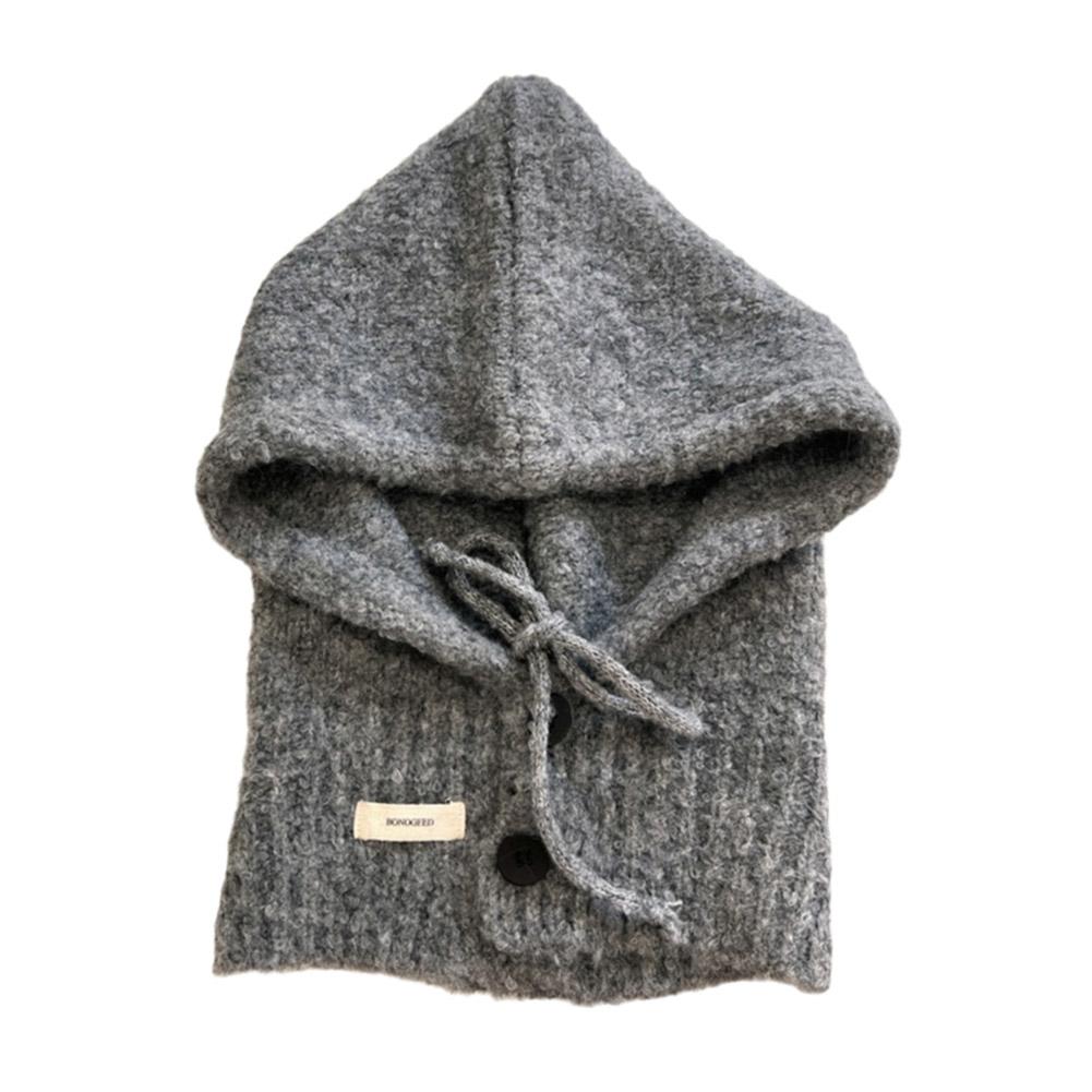 thumbnail image 4 of Ruifaya Gorro y bufanda de otoño e invierno para mujer, tejido de vellón integrado, cálido*, 4 of 7