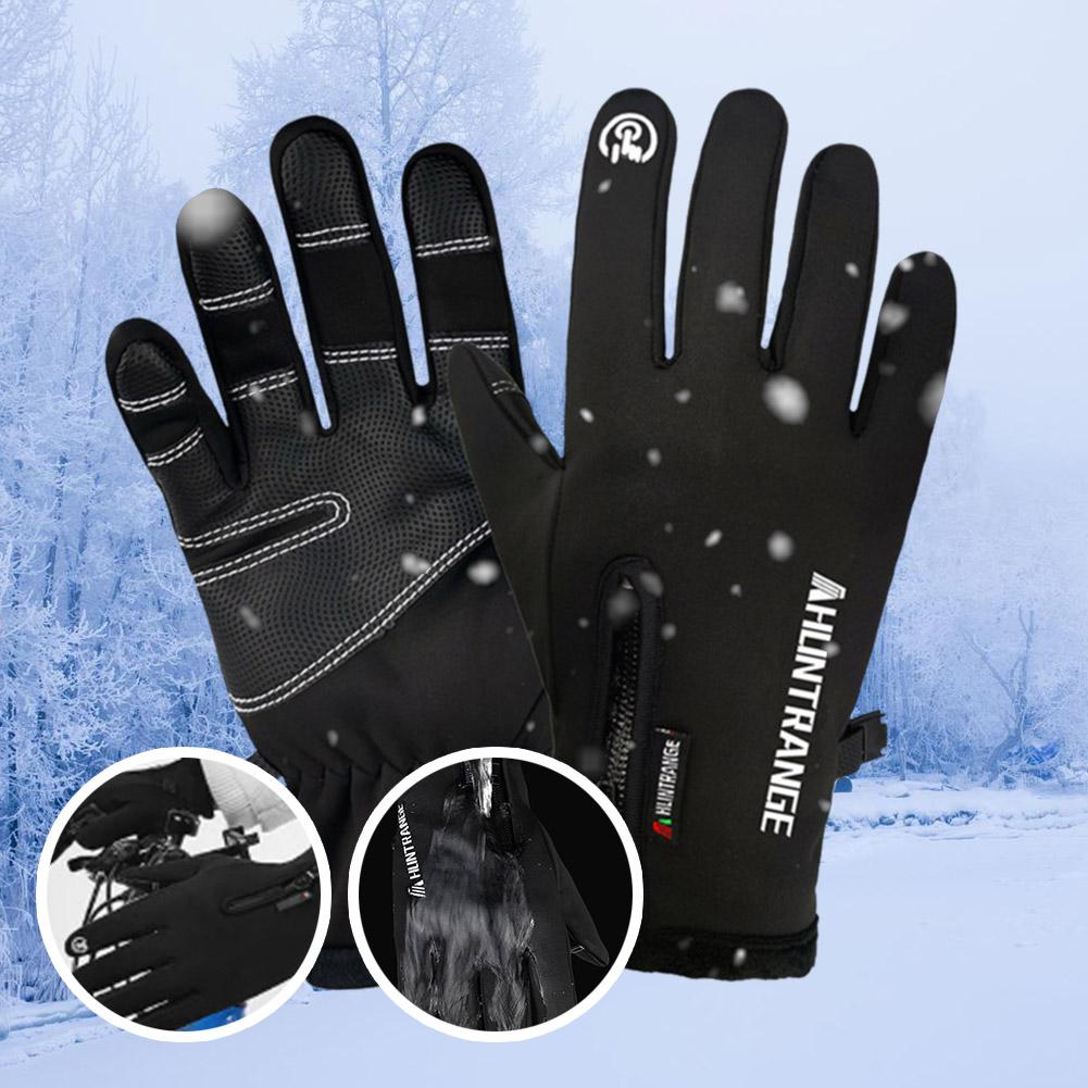 thumbnail image 2 of SGACAI Guantes de invierno para hombres y mujeres, para clima frío, impermeables, térmicos, para nieve, con pantalla táctil, para ciclismo y senderismo, 2 of 7