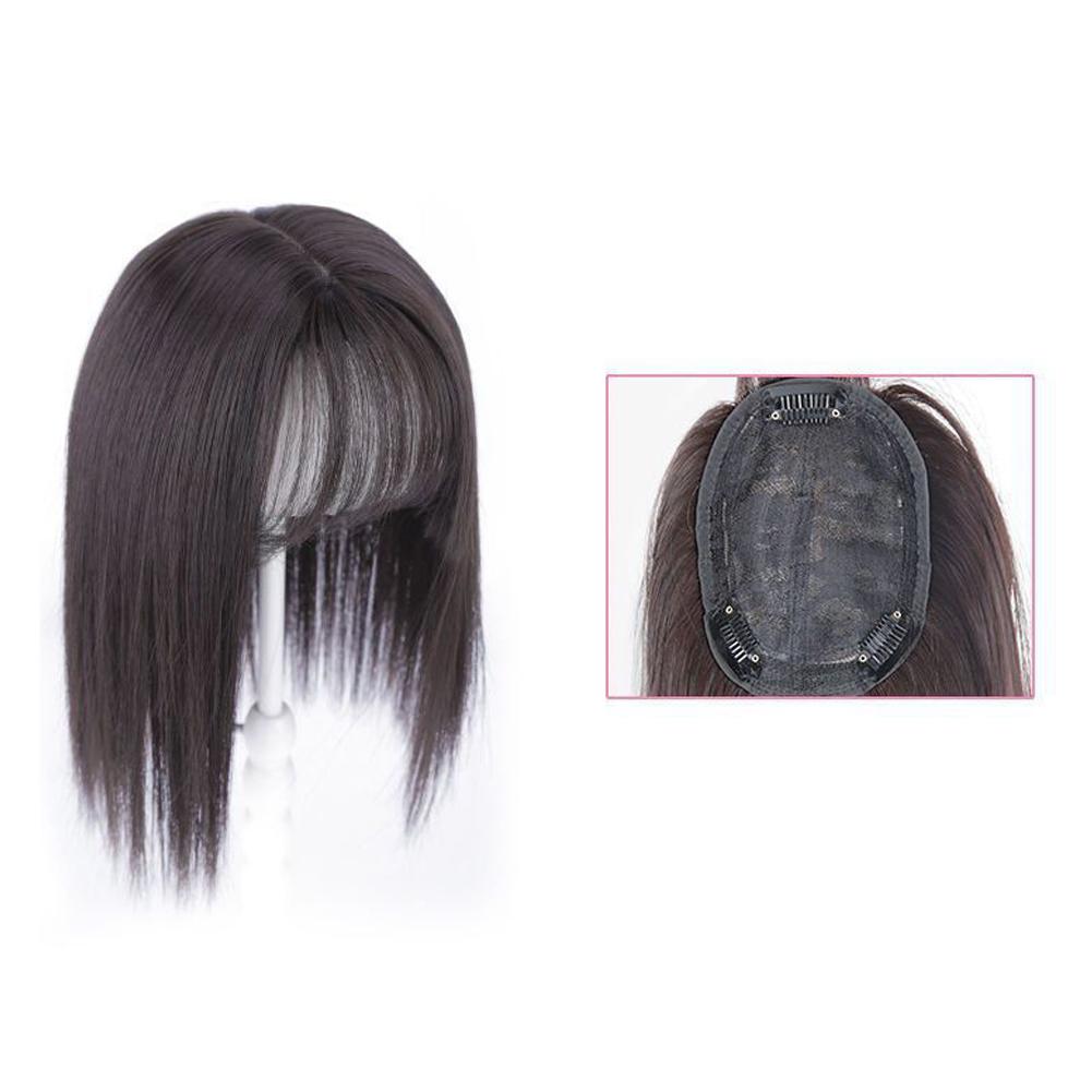 thumbnail image 4 of SGACAI Postizo de pelo para mujer, con clip, de seda, para peluquín, de moda real♯, 4 of 7